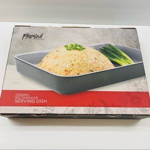 Parini Large Ceramic rectangular serving dish